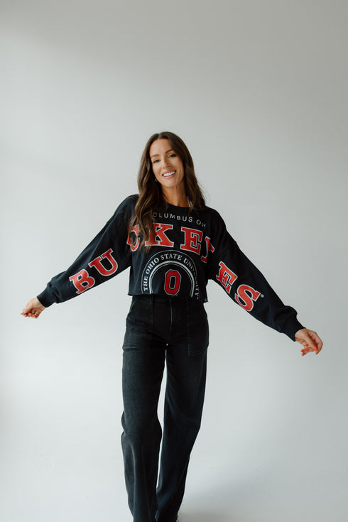 Ohio State Phipps Split Cropped Longsleeve